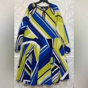 Ashley Stewart Geometric Women’s Plus Size Dress Size 22-24